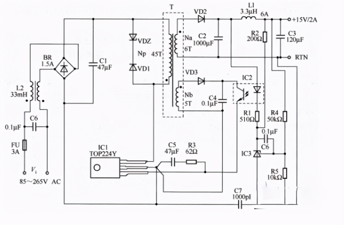 電源線(xiàn)路圖