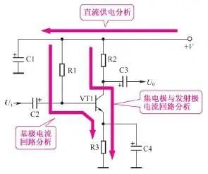 三極管電路,分析